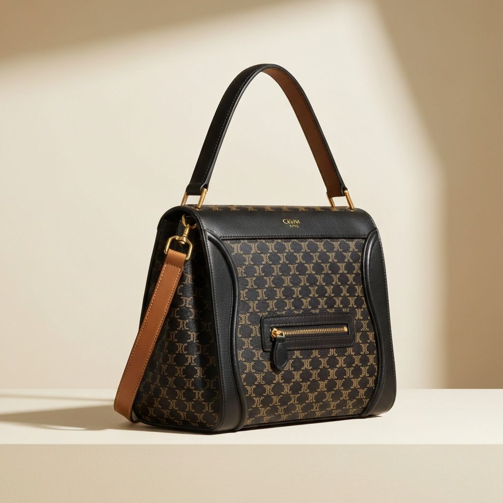 Celine Triomphe canvas front